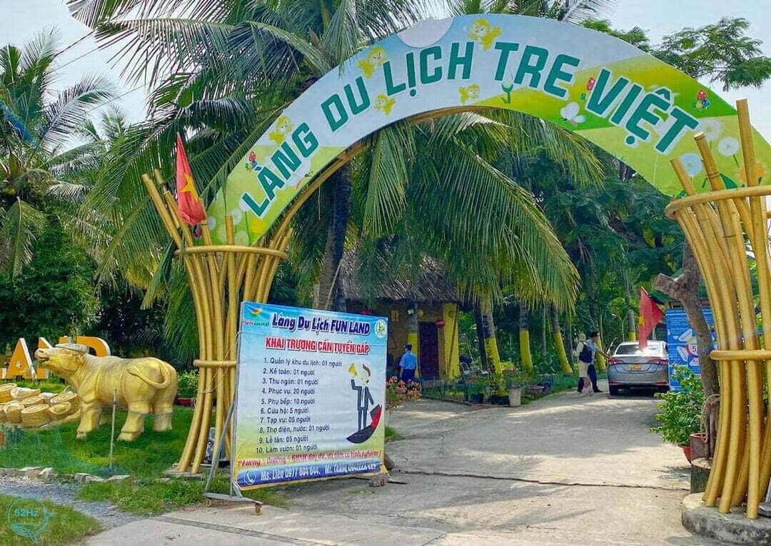 Tổ chức teambuilding ở làng du lịch sinh thái Tre Việt