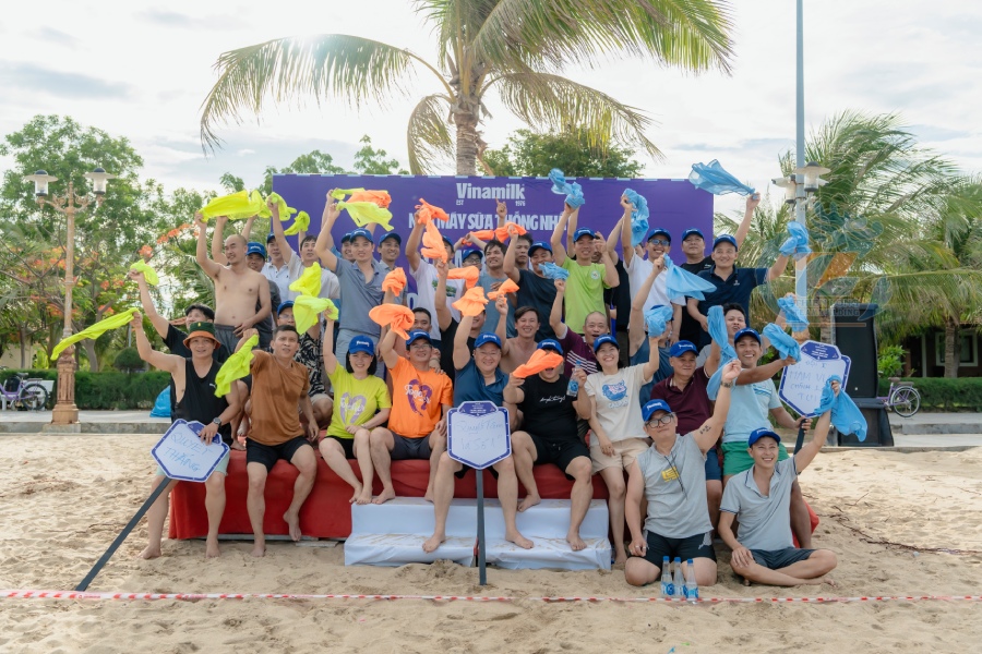 Tổ chức Teambuilding cho công ty Vinamilk tại Ninh Chữ - Vĩnh Hy